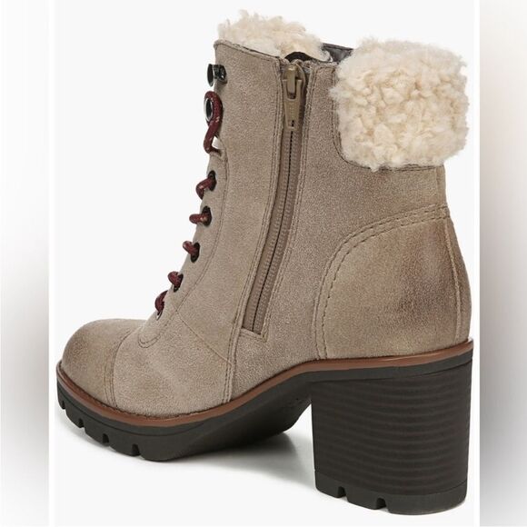 NWT Naturalizer Women's Varuna 2 Waterproof Booties Oatmeal Suede Size 7.5 - Picture 6 of 14